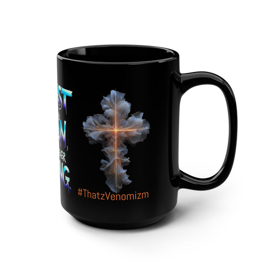 Trust God's Plan 15oz Mug — Inspirational Christian Coffee Cup with Cross Design