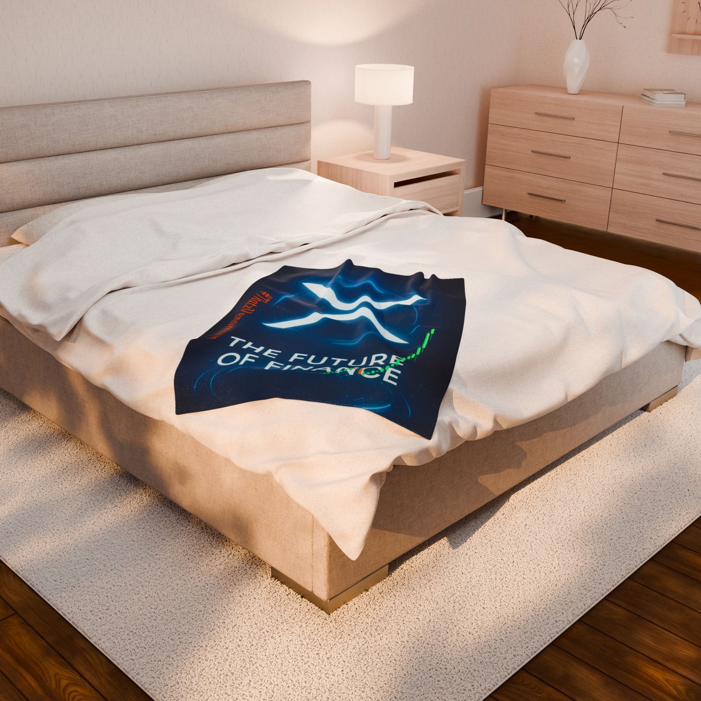 XRP Venomizm Plush Blanket — Cryptocurrency Crypto Cozy Throw