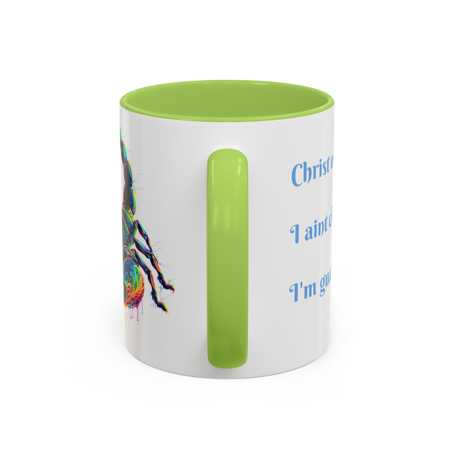 Venomizm Scorpion Accent Mug — Vibrant Scorpio Art & Quote (11oz/15oz)