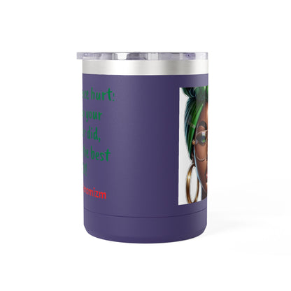 Empowering Coffee Tumbler | Inspirational Quotes, Black-Owned Gift, Unique Mug, Motivational Drinkware, Perfect for Self-Care