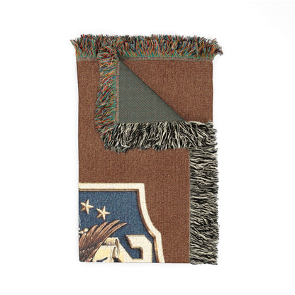 Freedom Eagle Woven Blanket — Patriotic 250th Anniversary Throw