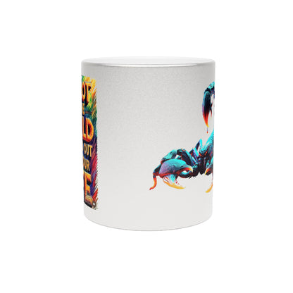 Metallic Mug — "Do Not Let the World Take God Out of Your Life" Inspirational Religious Coffee Cup