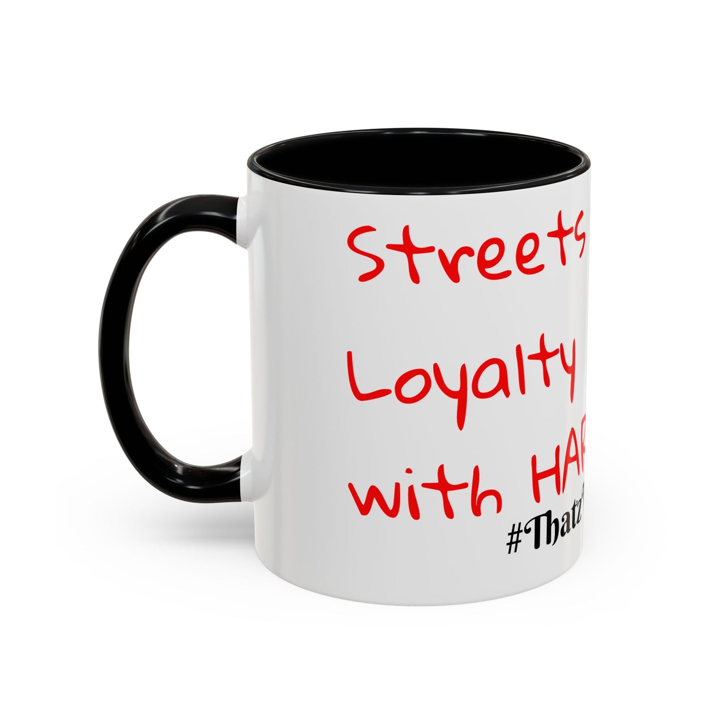Accent Coffee Mug - ThatzVenomizm 'Harsh Words' Funny Sarcastic Script Mug (11/15oz)