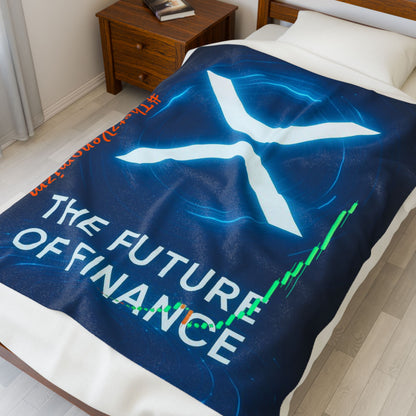 XRP Venomizm Plush Blanket — Cryptocurrency Crypto Cozy Throw