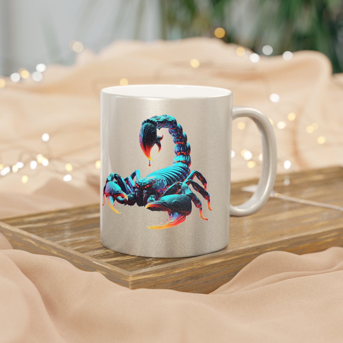Metallic Mug — "Do Not Let the World Take God Out of Your Life" Inspirational Religious Coffee Cup