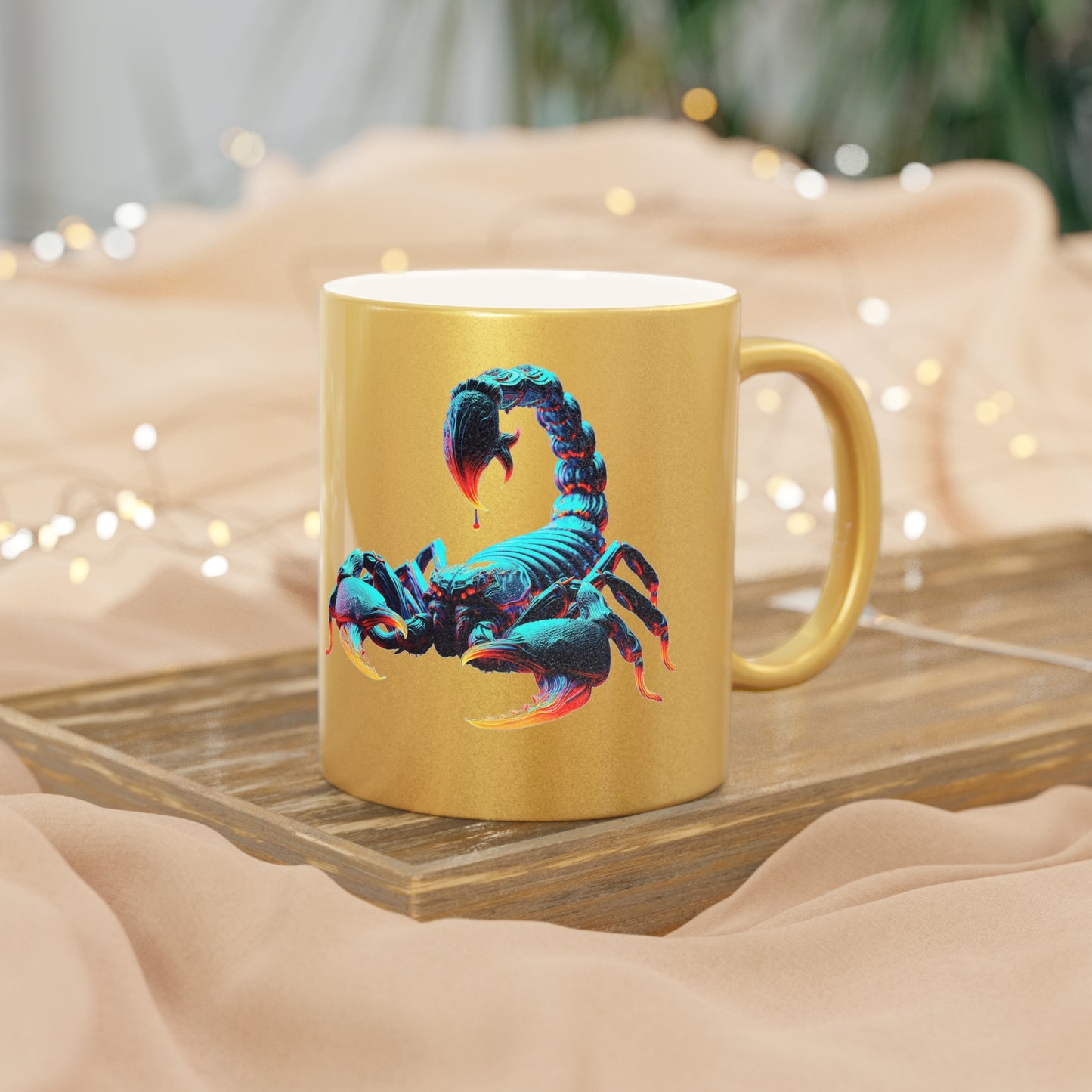 Metallic Mug — "Do Not Let the World Take God Out of Your Life" Inspirational Religious Coffee Cup