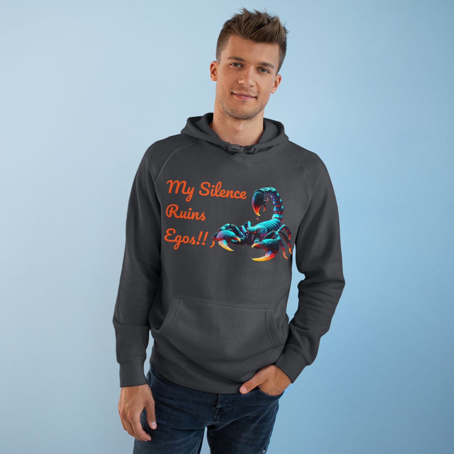 Neon Scorpion Hoodie - 'My Silence Fuels Speed' #ThatzVenomizm