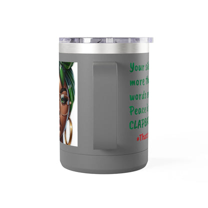 Empowering Coffee Tumbler | Inspirational Quotes, Black-Owned Gift, Unique Mug, Motivational Drinkware, Perfect for Self-Care