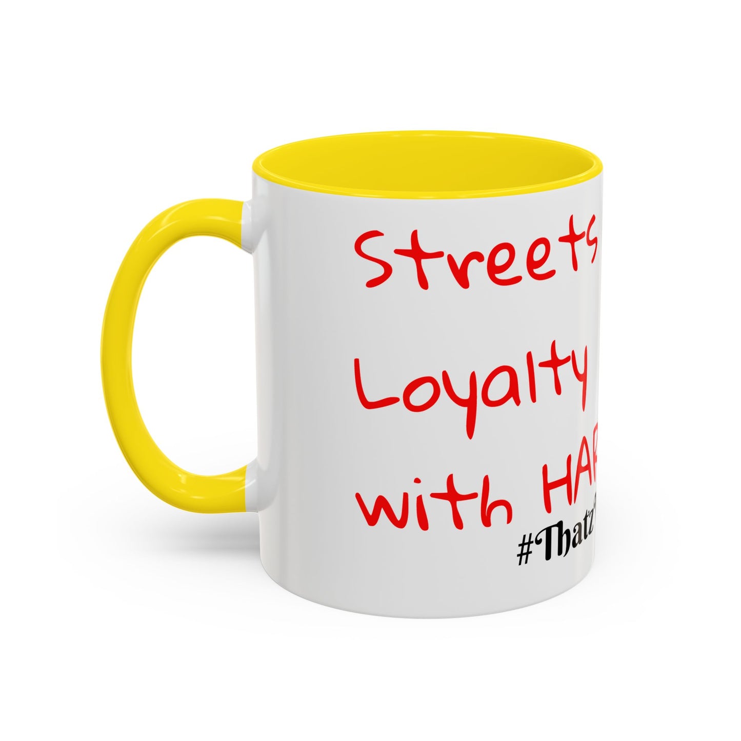 Accent Coffee Mug - ThatzVenomizm 'Harsh Words' Funny Sarcastic Script Mug (11/15oz)