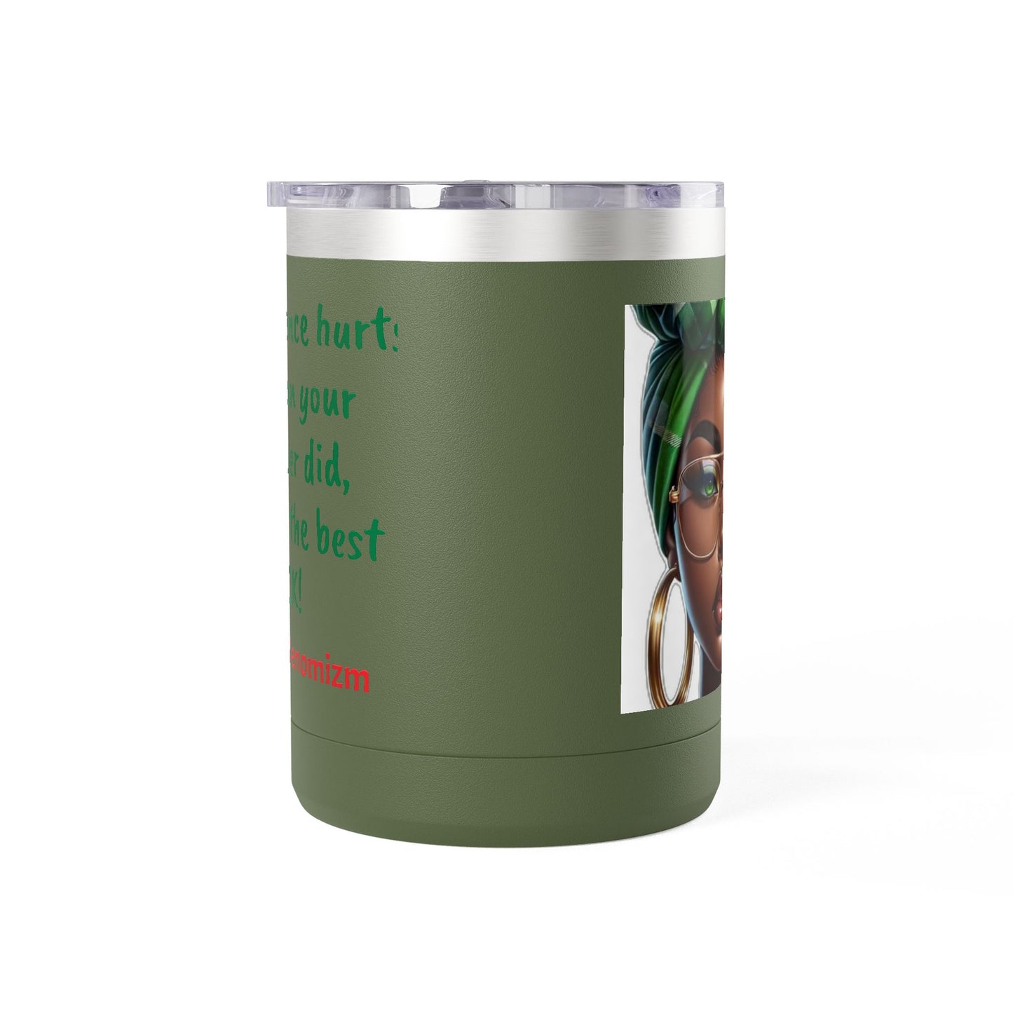 Empowering Coffee Tumbler | Inspirational Quotes, Black-Owned Gift, Unique Mug, Motivational Drinkware, Perfect for Self-Care