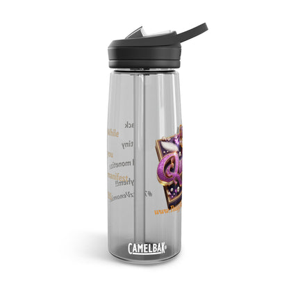 Queen Crown Water Bottle — CamelBak Eddy® 20/25oz, Sparkling Royal Design