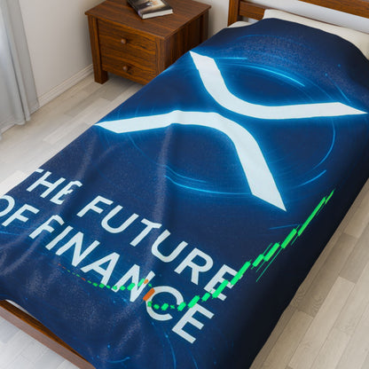 XRP Venomizm Plush Blanket — Cryptocurrency Crypto Cozy Throw