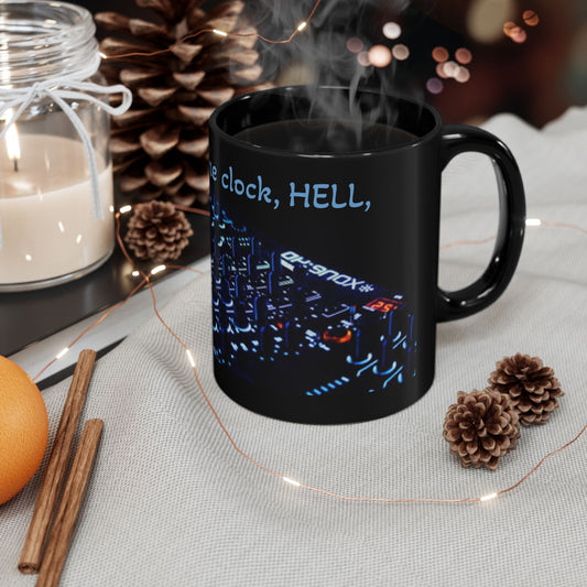 DJ-Inspired Black Coffee Mug - Perfect Gift for Music Lovers, Unique Tea Cup, Party Favor, Cool Home Decor, Funny Quote Mug