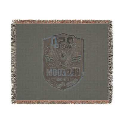 Freedom Eagle Woven Blanket — Patriotic 250th Anniversary Throw