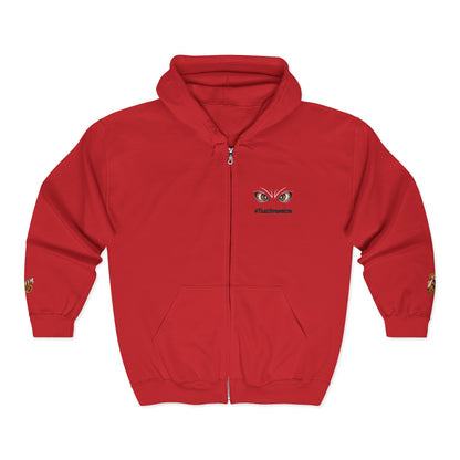 Eyes of Athena Zip Hoodie — Small Athena Incognito Chest Graphic