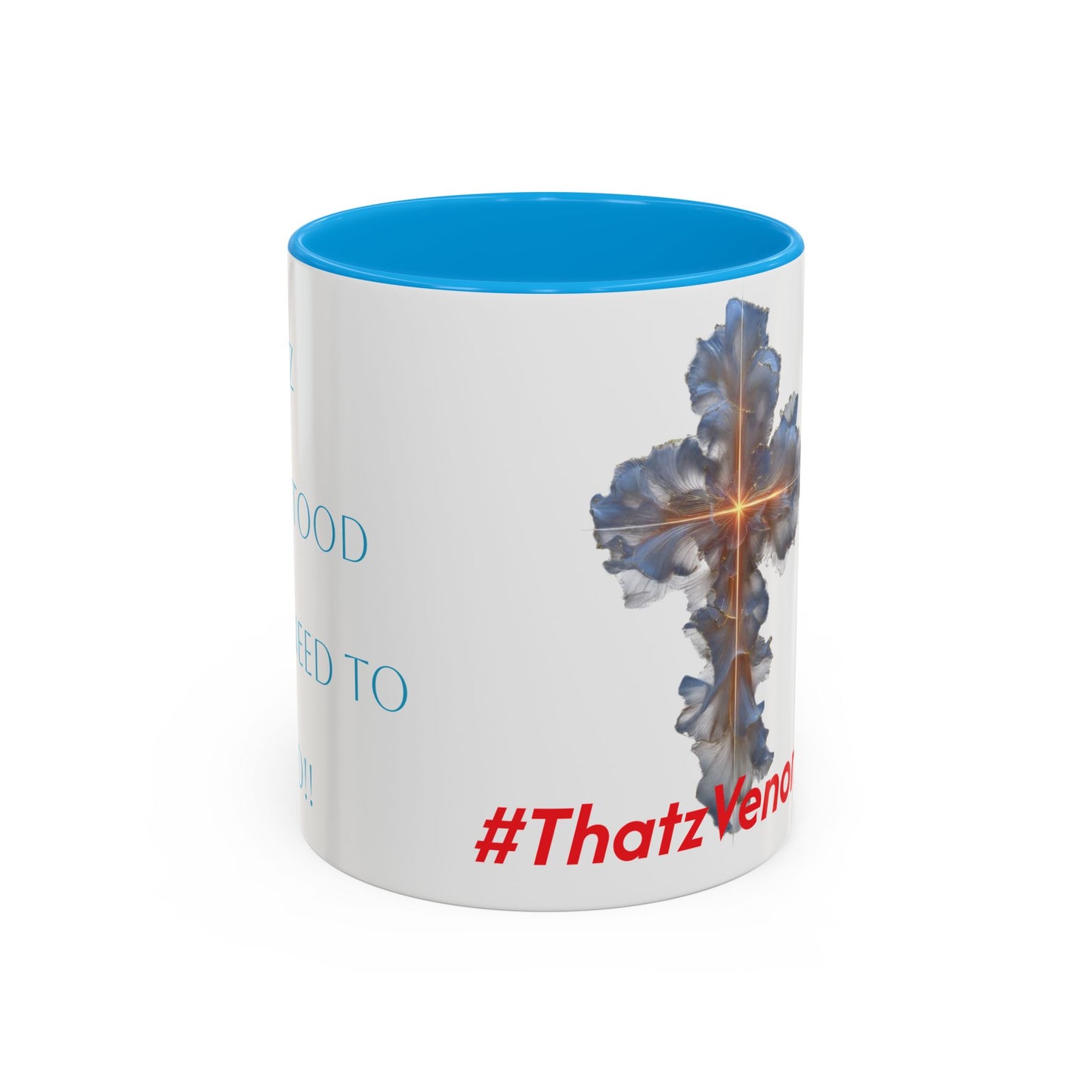 Inspirational Cross Mug — Faith Coffee Cup (11oz/15oz)