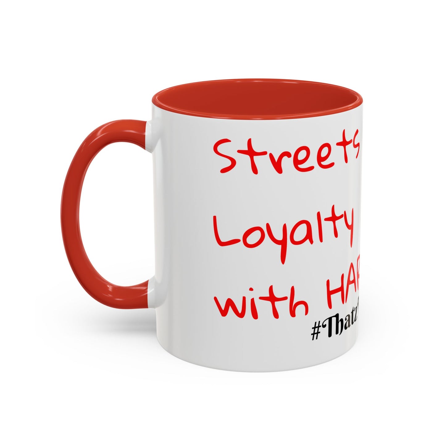 Accent Coffee Mug - ThatzVenomizm 'Harsh Words' Funny Sarcastic Script Mug (11/15oz)
