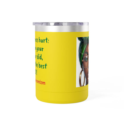 Empowering Coffee Tumbler | Inspirational Quotes, Black-Owned Gift, Unique Mug, Motivational Drinkware, Perfect for Self-Care