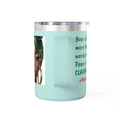 Empowering Coffee Tumbler | Inspirational Quotes, Black-Owned Gift, Unique Mug, Motivational Drinkware, Perfect for Self-Care