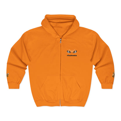 Eyes of Athena Zip Hoodie — Small Athena Incognito Chest Graphic