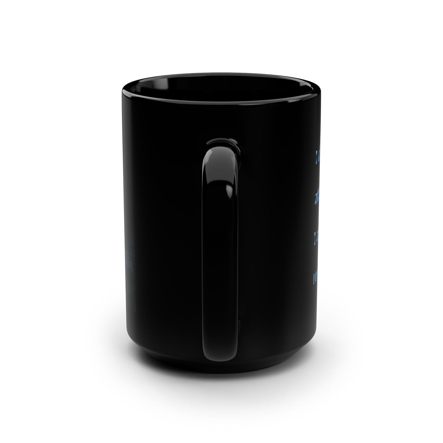 Chess Queen Line Black 15oz Mug — Gothic Nightboard Coffee Cup