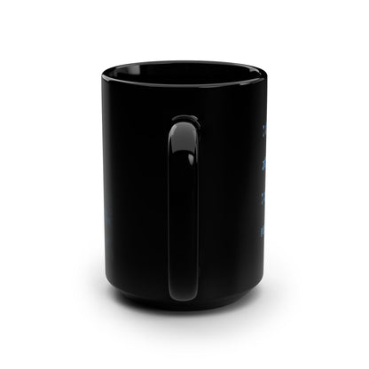 Chess Queen Line Black 15oz Mug — Gothic Nightboard Coffee Cup