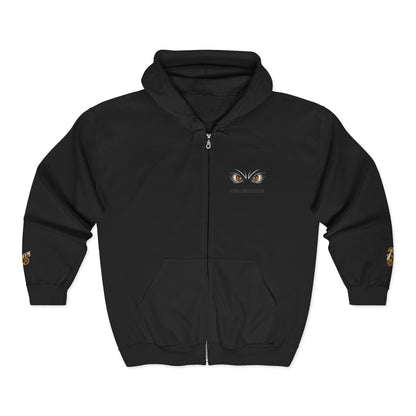 Eyes of Athena Zip Hoodie — Small Athena Incognito Chest Graphic
