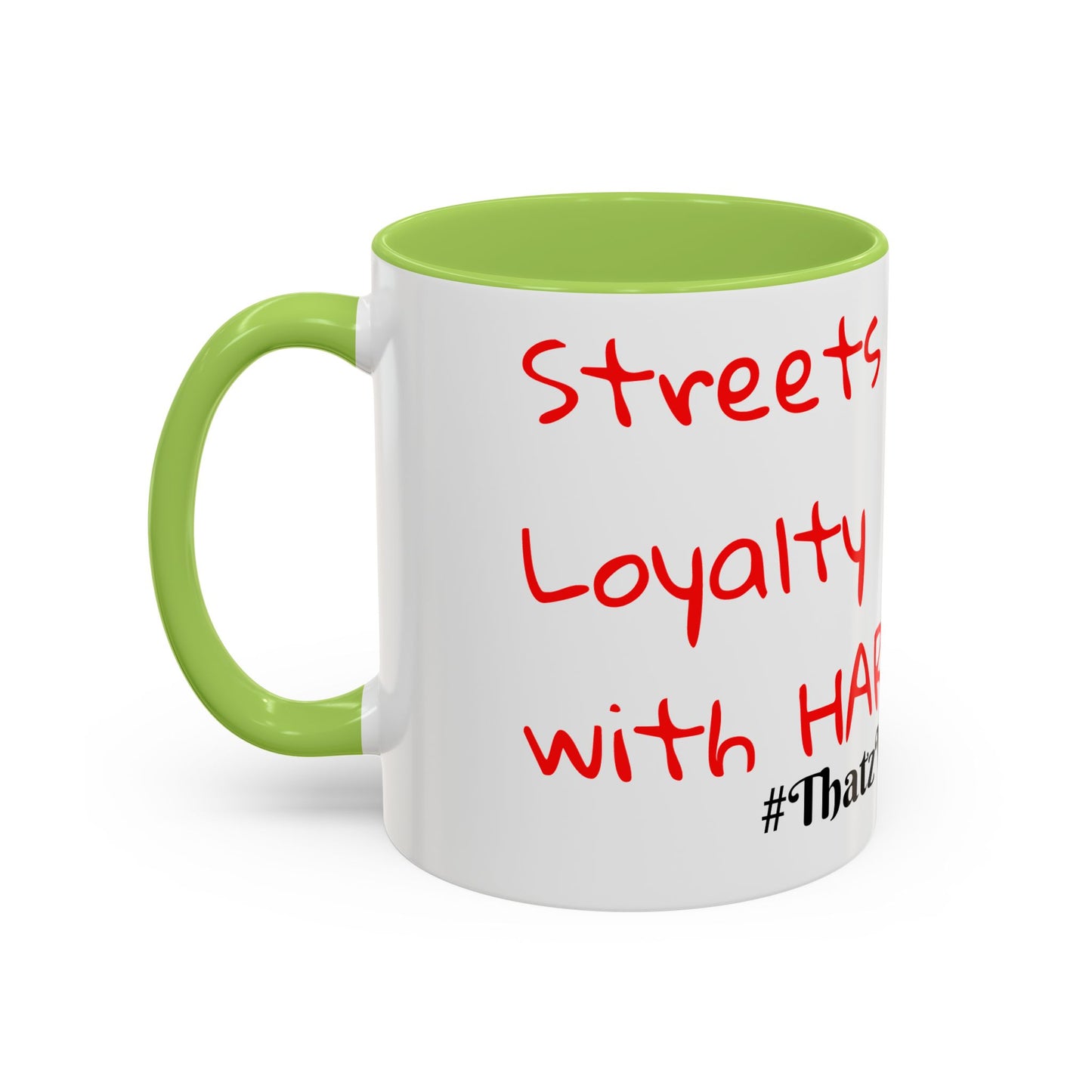 Accent Coffee Mug - ThatzVenomizm 'Harsh Words' Funny Sarcastic Script Mug (11/15oz)