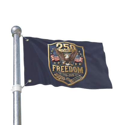 250 Years of Freedom Flag — Double-Sided Patriotic Garden Flag (1776–2026)