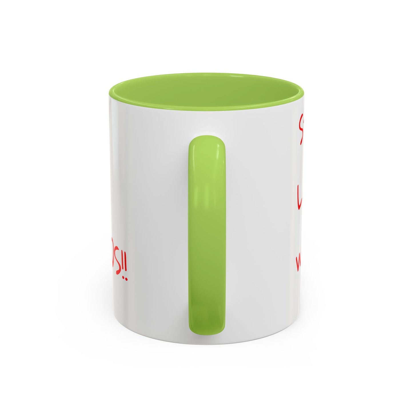 Accent Coffee Mug - ThatzVenomizm 'Harsh Words' Funny Sarcastic Script Mug (11/15oz)