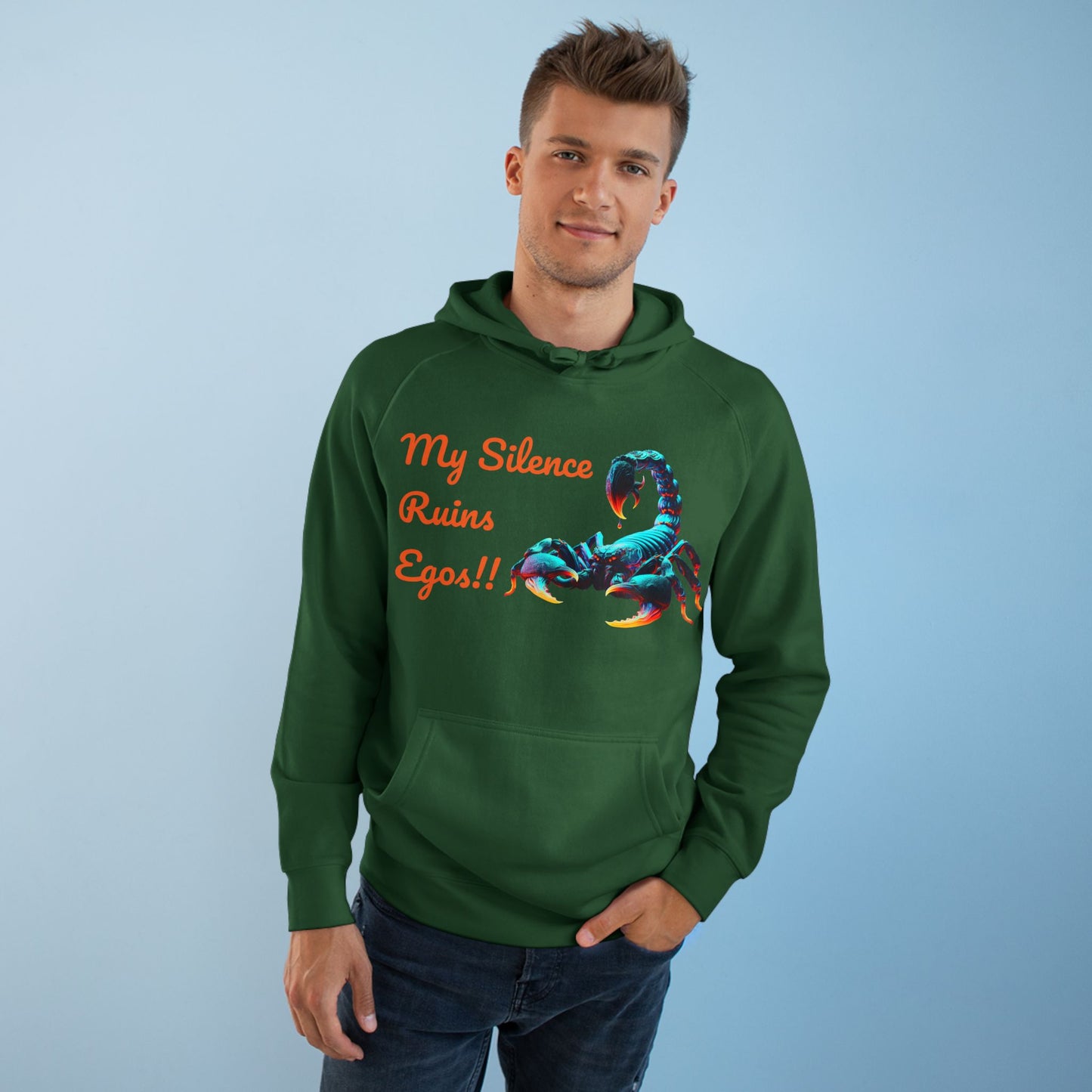 Neon Scorpion Hoodie - 'My Silence Fuels Speed' #ThatzVenomizm