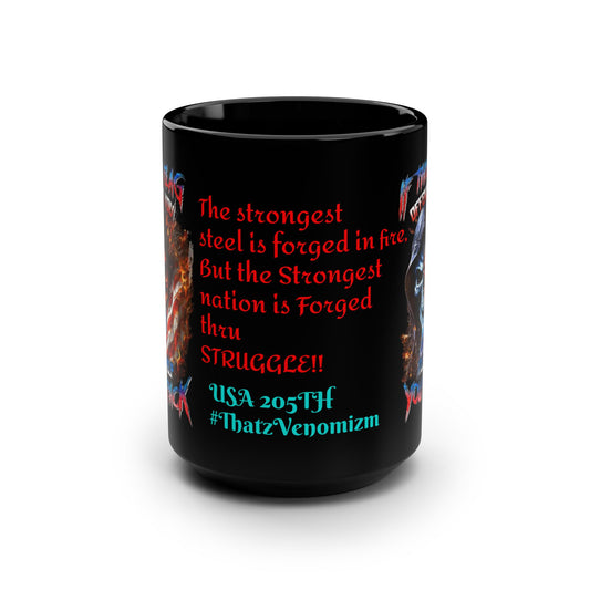 Pak-it- up Mug — Patriotic Skull 'This Flag Defends You' Coffee Cup