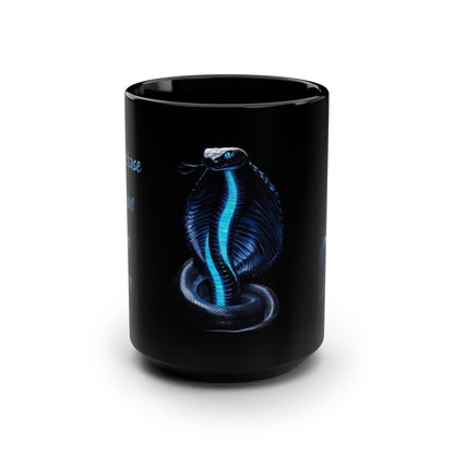 Chess Queen Line Black 15oz Mug — Gothic Nightboard Coffee Cup