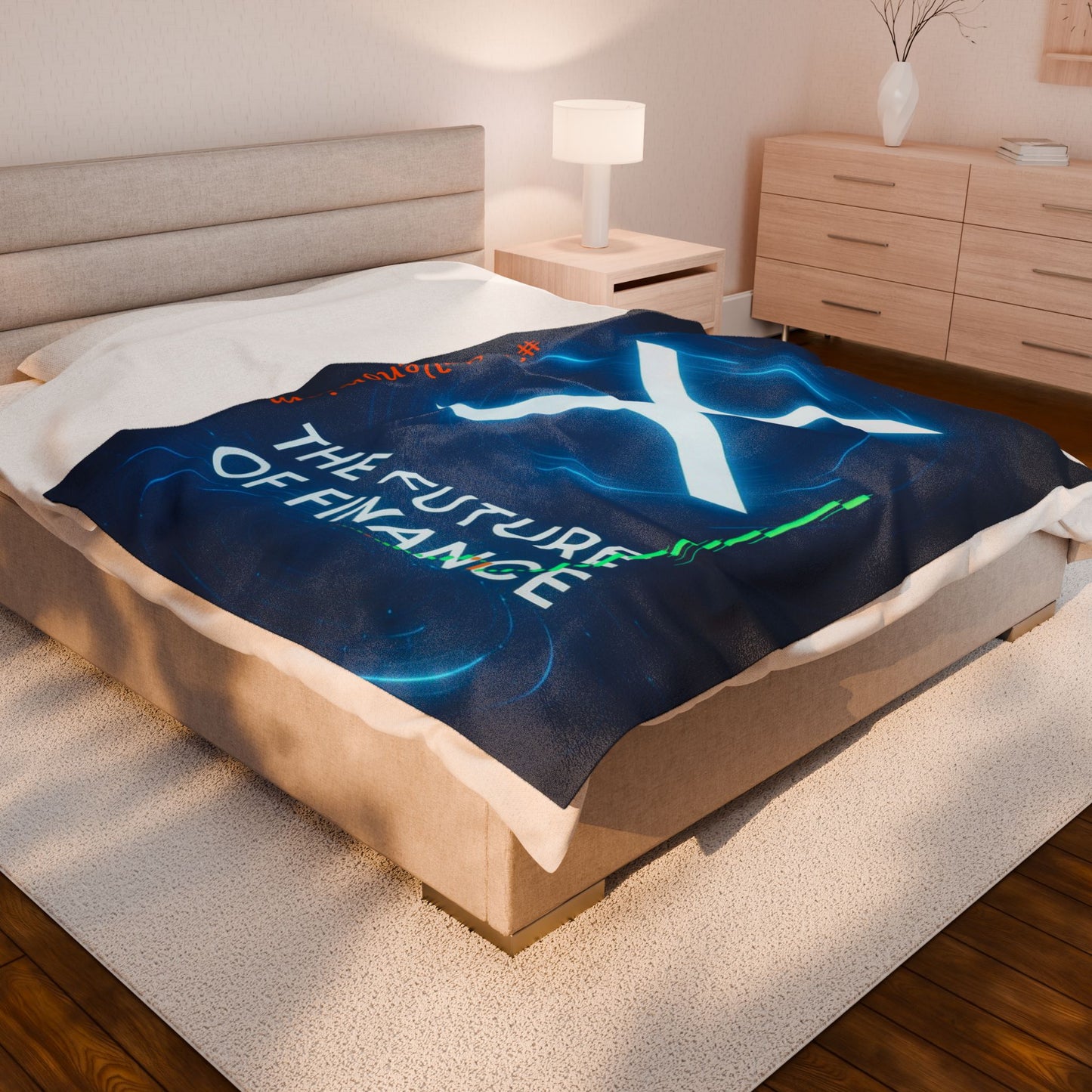 XRP Venomizm Plush Blanket — Cryptocurrency Crypto Cozy Throw