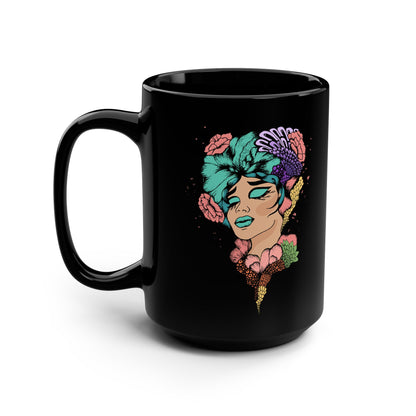 Faith  Mug — "God Will Work It Out, Just Have Faith" 15oz Black Ceramic