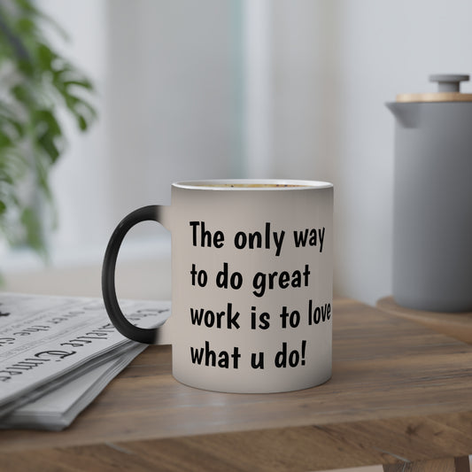 Sexy Changing Mug - Fun Motivational Coffee Cup, Gift for Friends, Office Decor