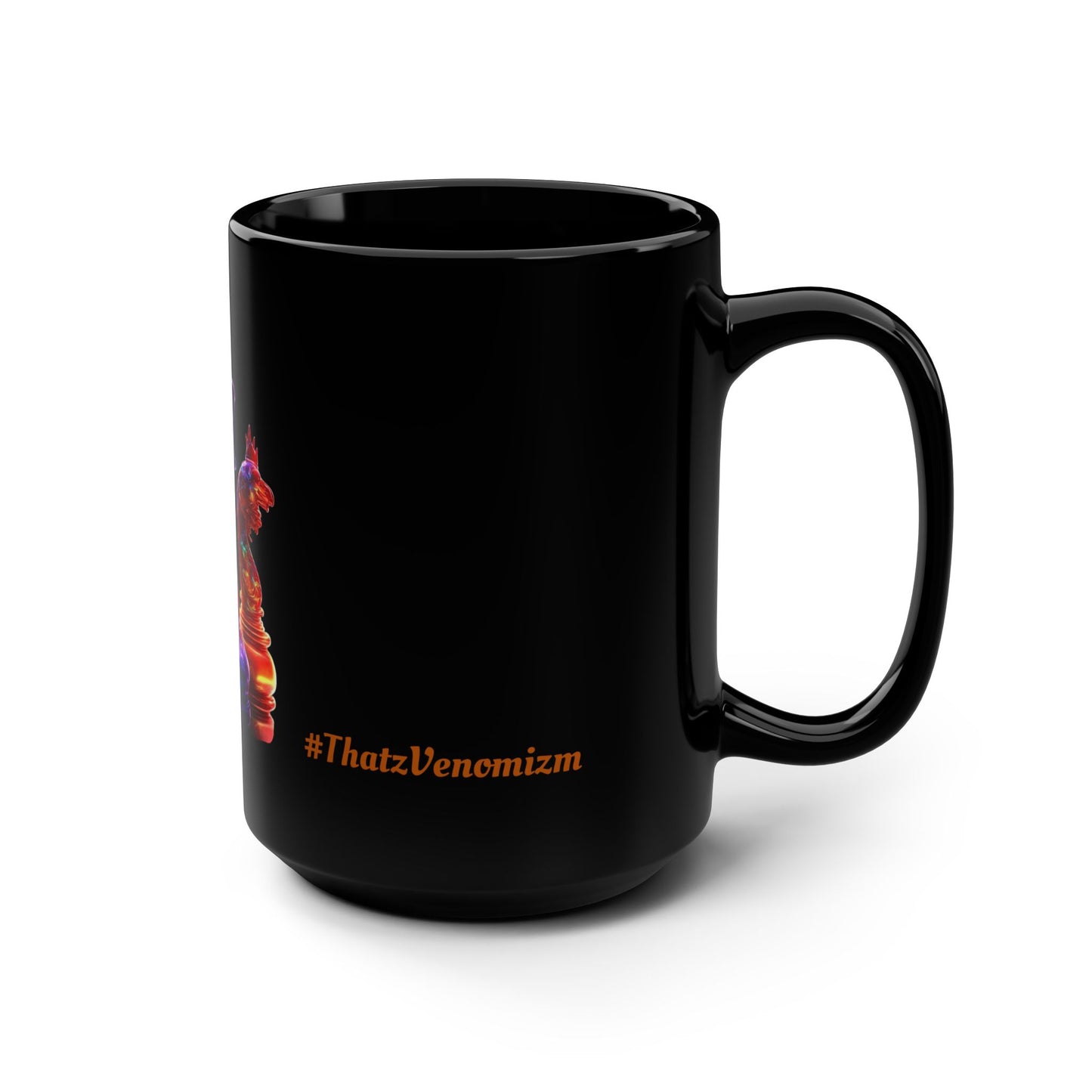 Queenz Lyriqzz Neon Chess 15oz Mug — "#ThatzVenomizm"