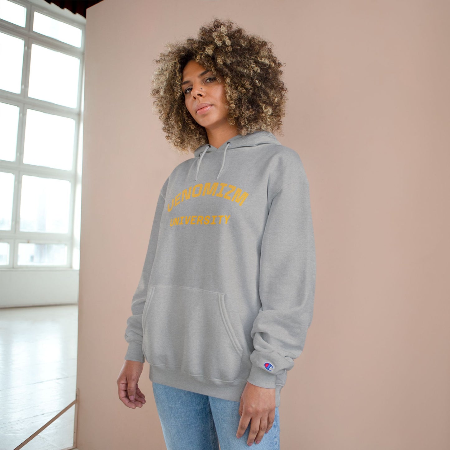Venomizm University  Hoodie - Venomizm University Graphic Sweatshirt, Cozy Streetwear, Gift for Students, College Apparel, Urban Culture