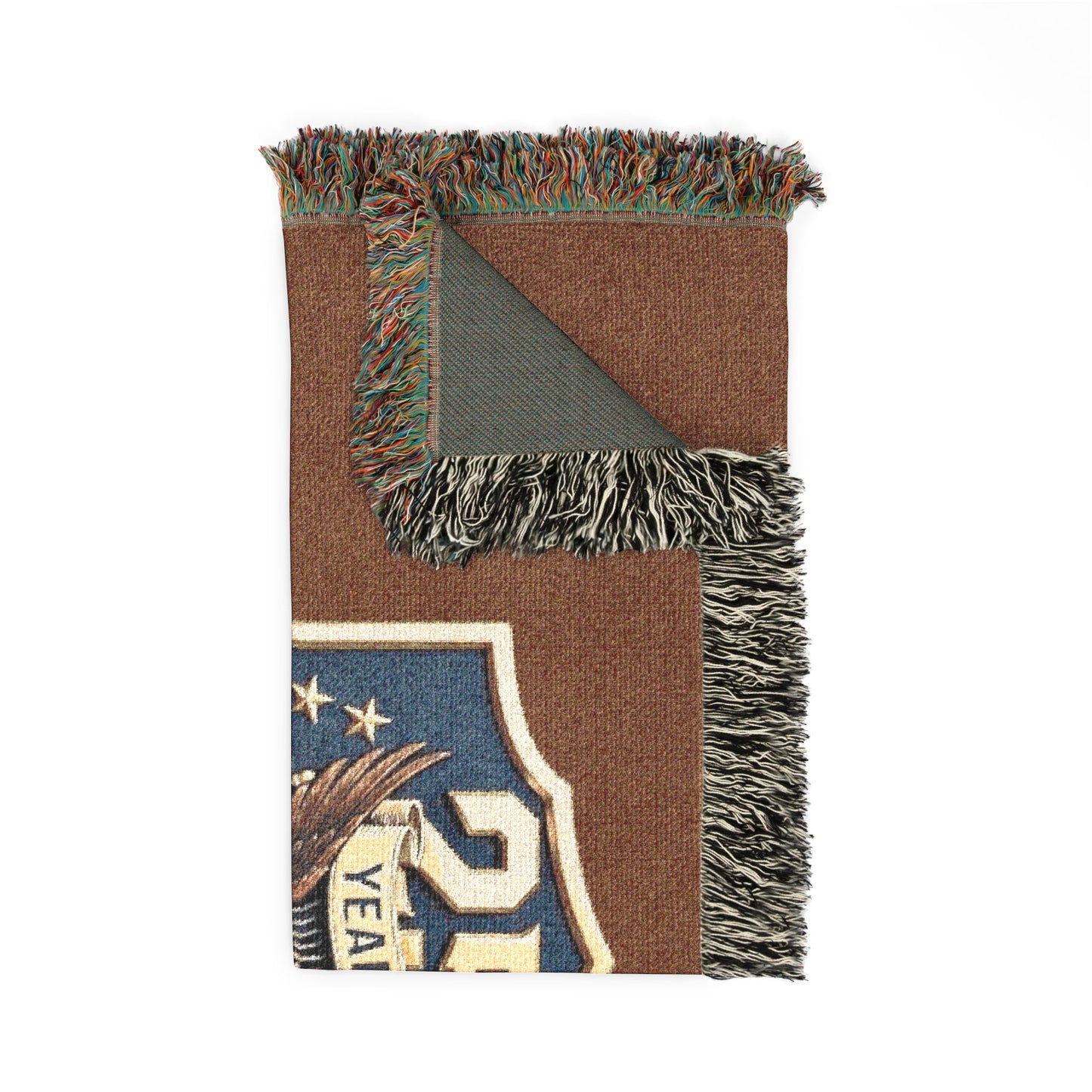 Freedom Eagle Woven Blanket — Patriotic 250th Anniversary Throw