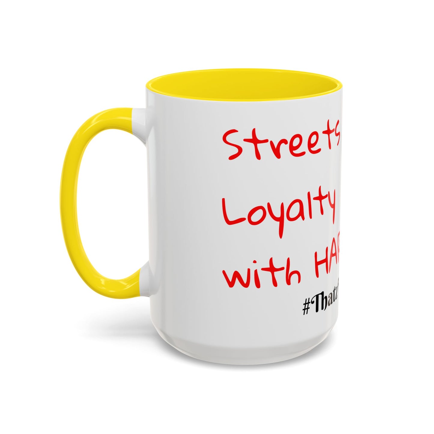Accent Coffee Mug - ThatzVenomizm 'Harsh Words' Funny Sarcastic Script Mug (11/15oz)